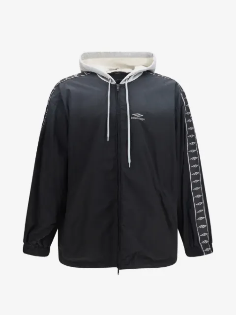 Balenciaga logo-detail hooded jacket
