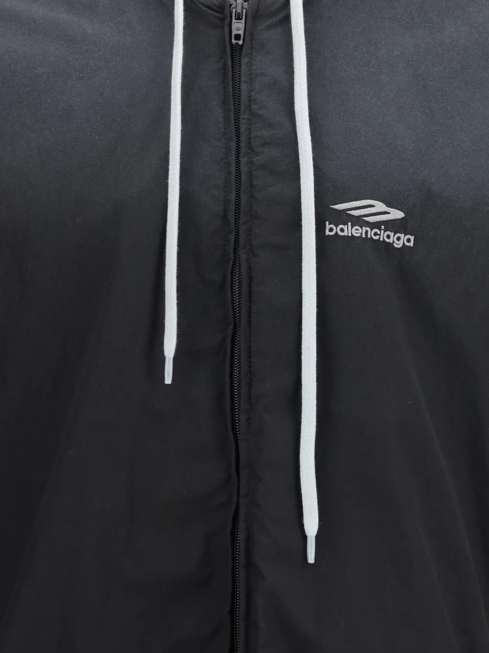 Balenciaga Jack met capuchon en logodetail Zwart