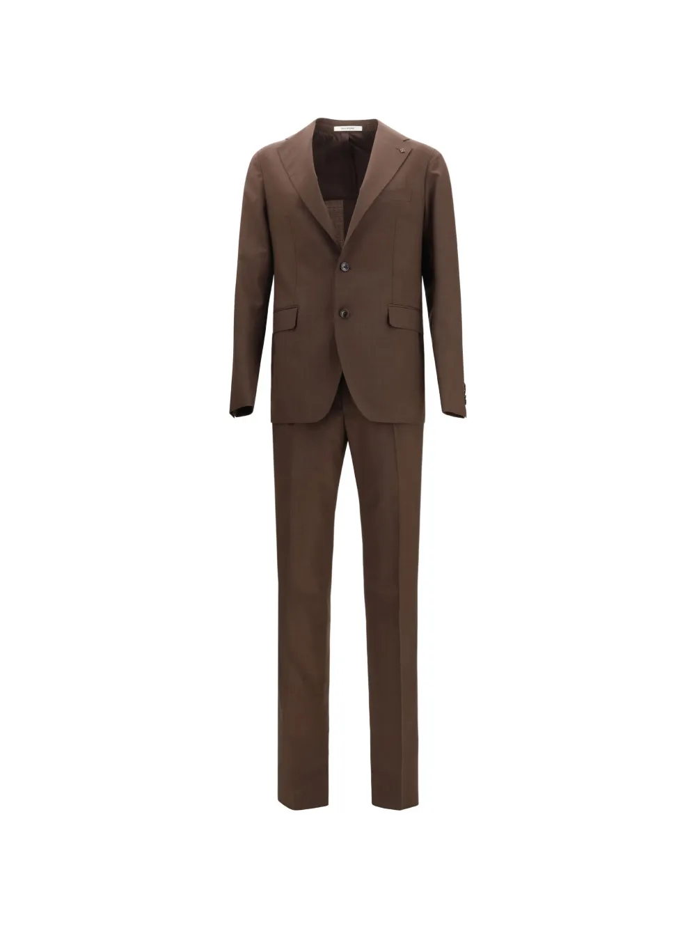 Tagliatore single-breasted wool suit - Marrone