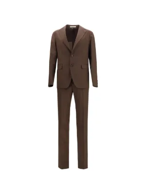 良品 ラルディーニ ダブルブレスト スーツ セットアップ ブラウン 46 Lardini Iconic ダブルスーツ | ブラウン | FARFETCH JP
