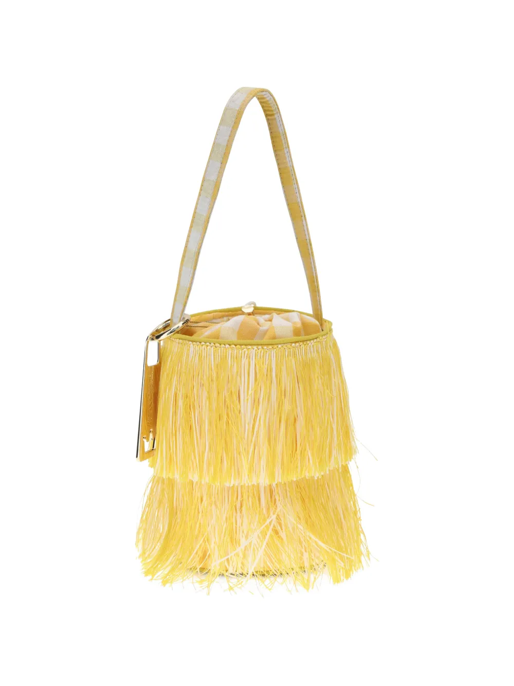  La Milanesa Anemone Shoulder Bag - Yellow 