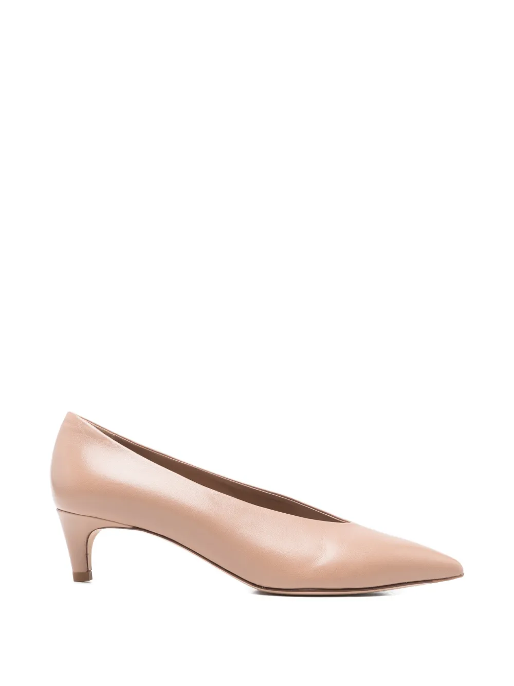 Lorena paggi pointed leather pumps Beige