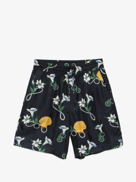 Drôle De Monsieur short à fleurs imprimées