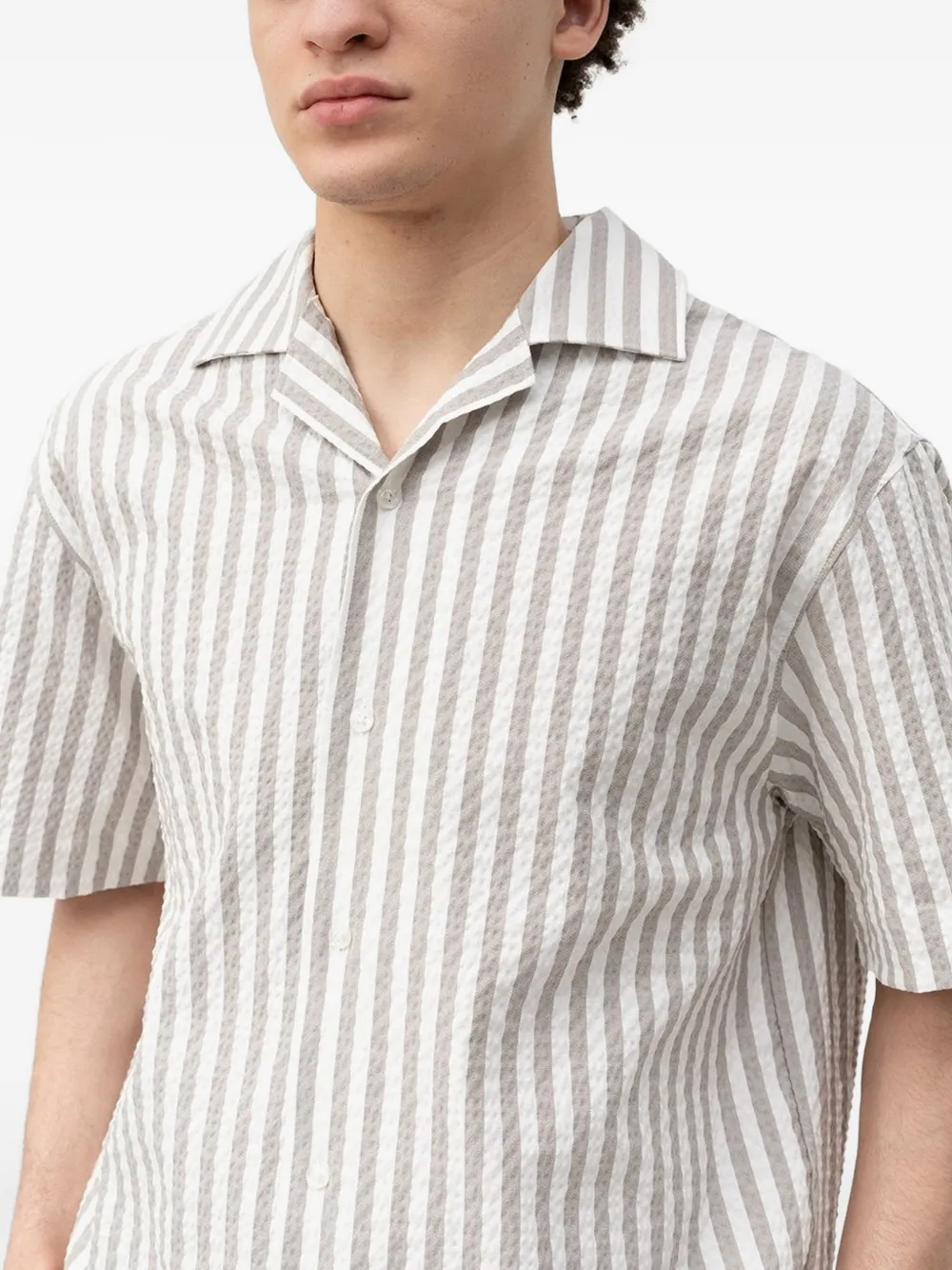  Hugo Striped Shirt - Neutrals 