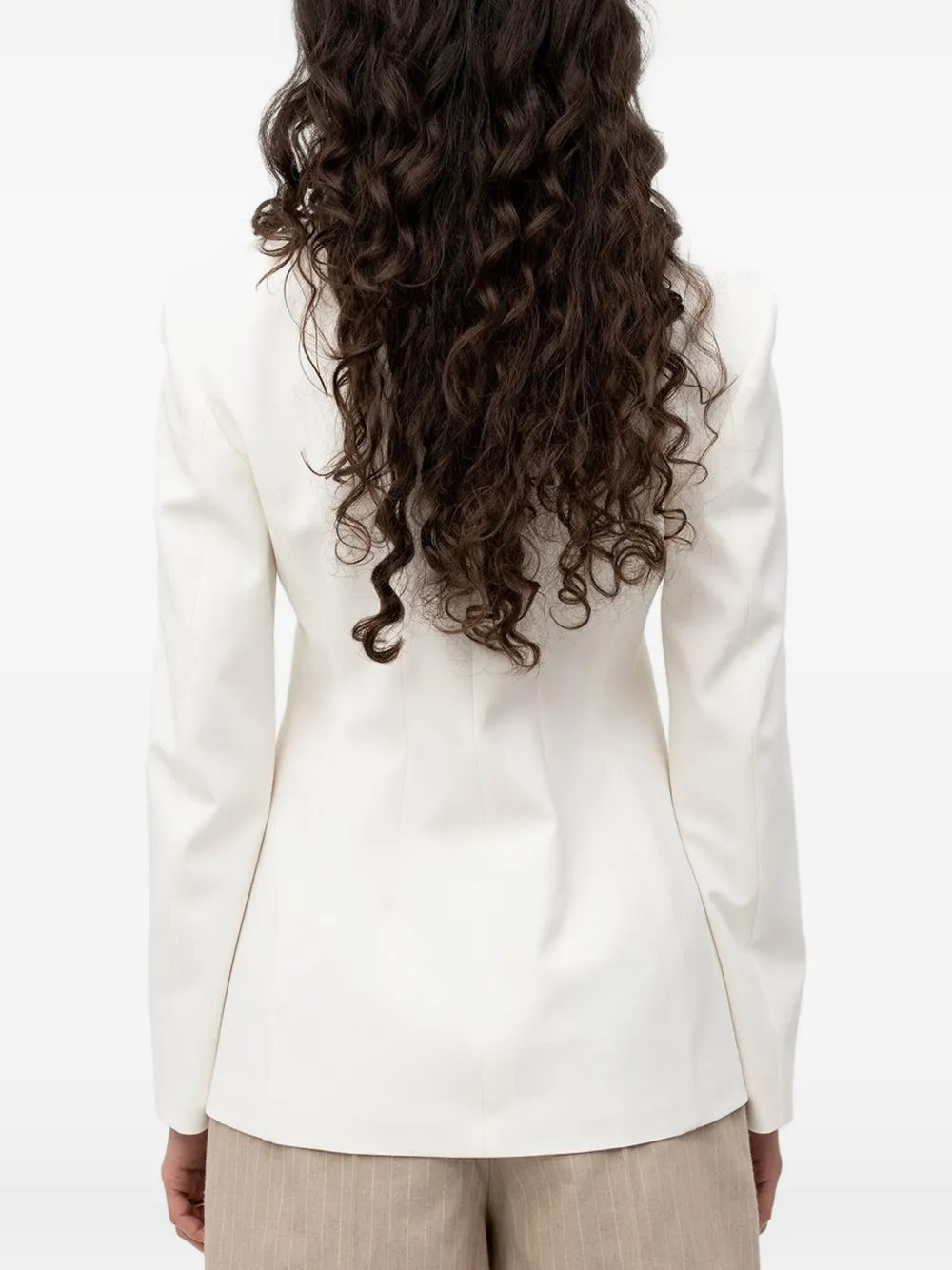  Hugo Asmalla Buttoned Blazer - White 