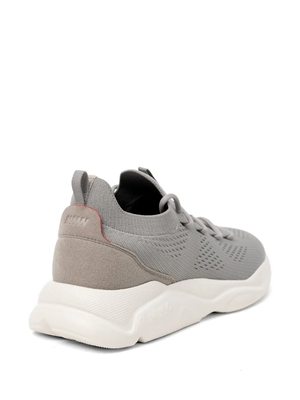 HUGO Leon geribbelde sneakers Grijs
