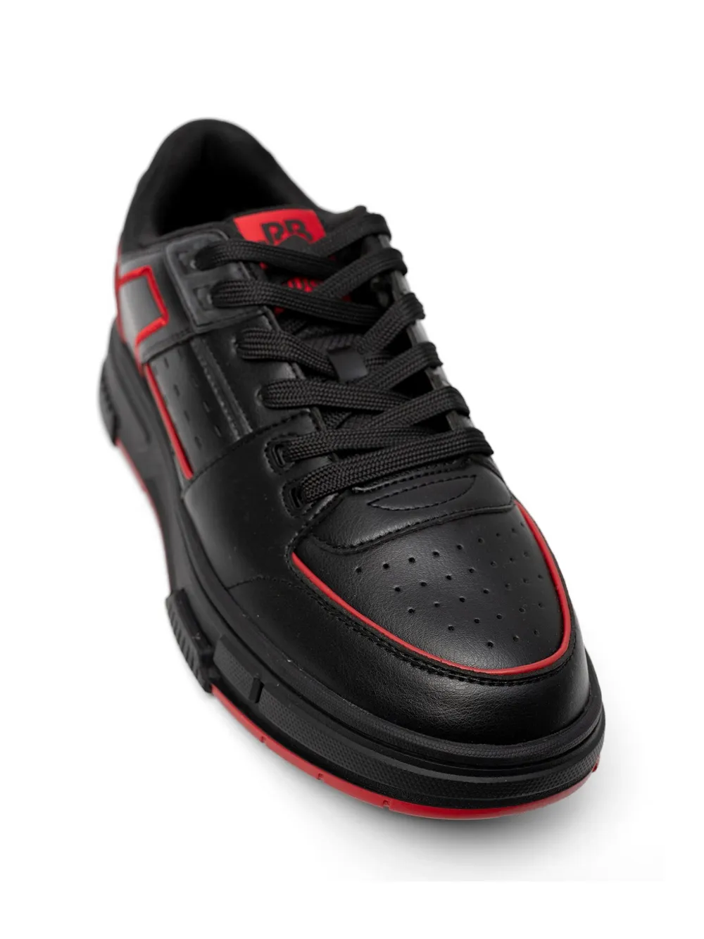 HUGO x RB Yarrow geperforeerde sneakers Zwart