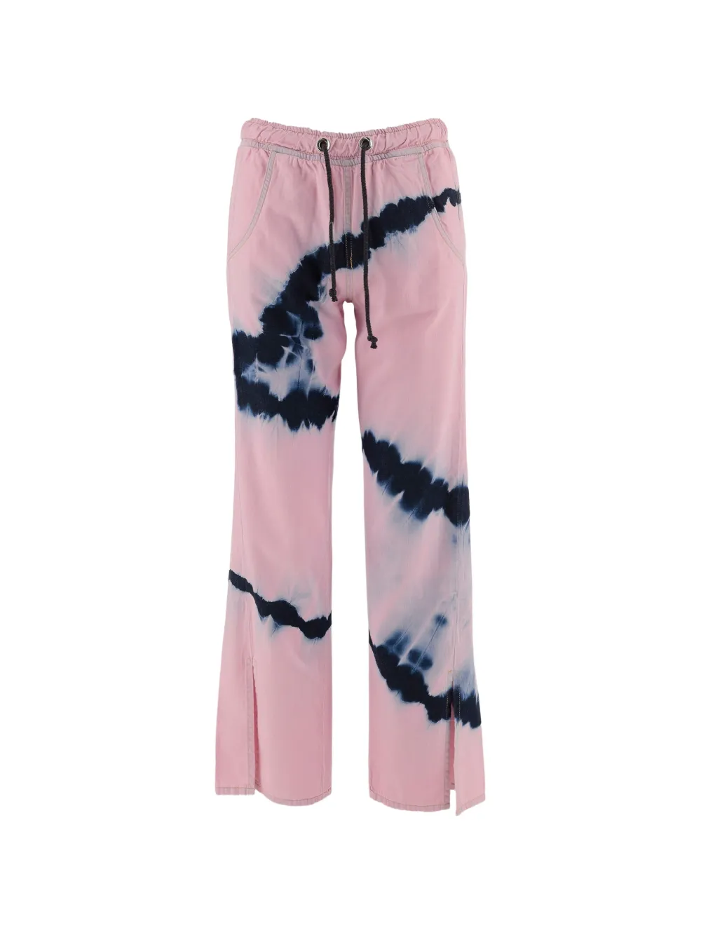 DON'T @ ME tie-dye jeans - Rosa