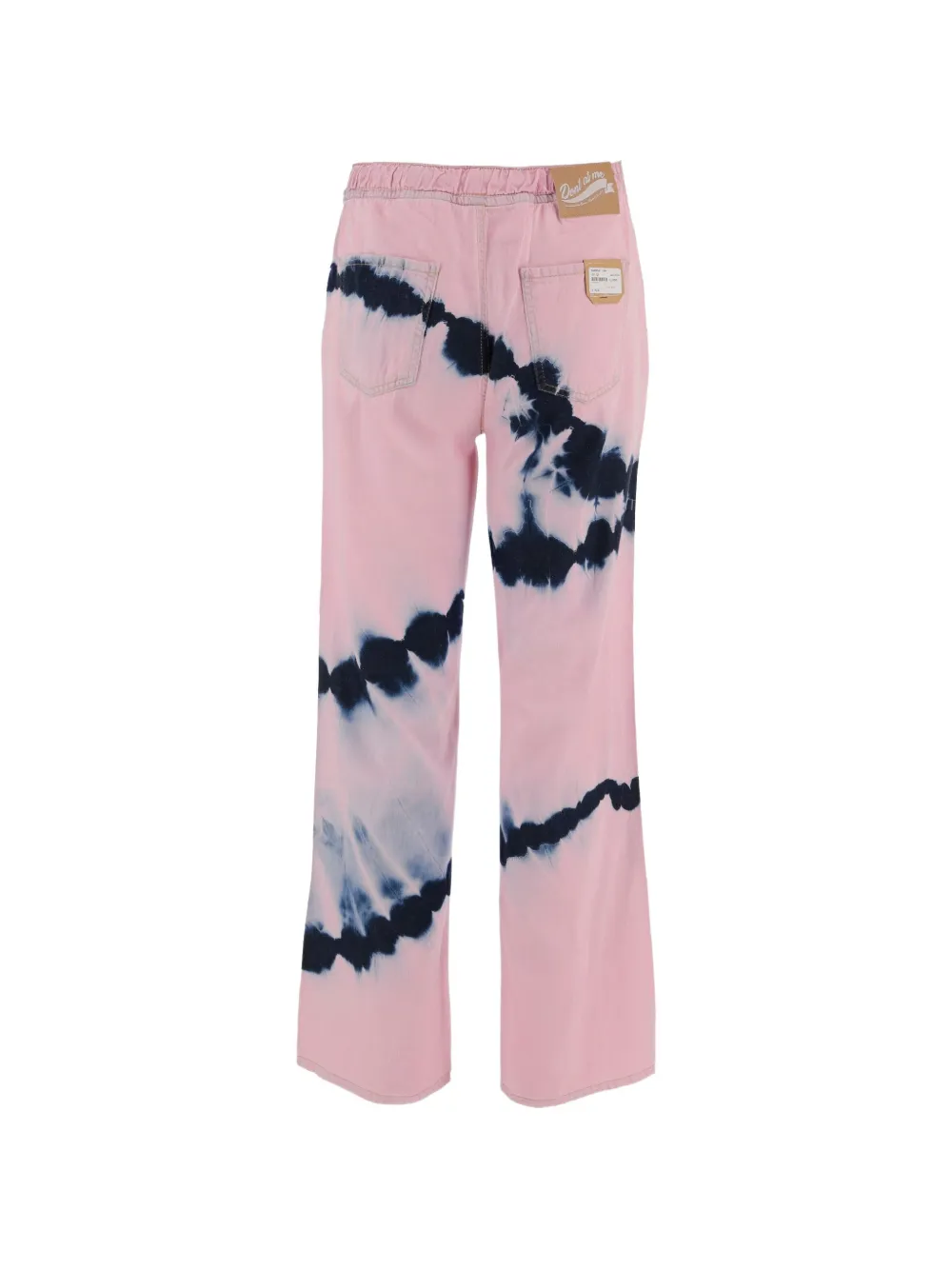  Don't @ Me Tie-dye Jeans - Pink 