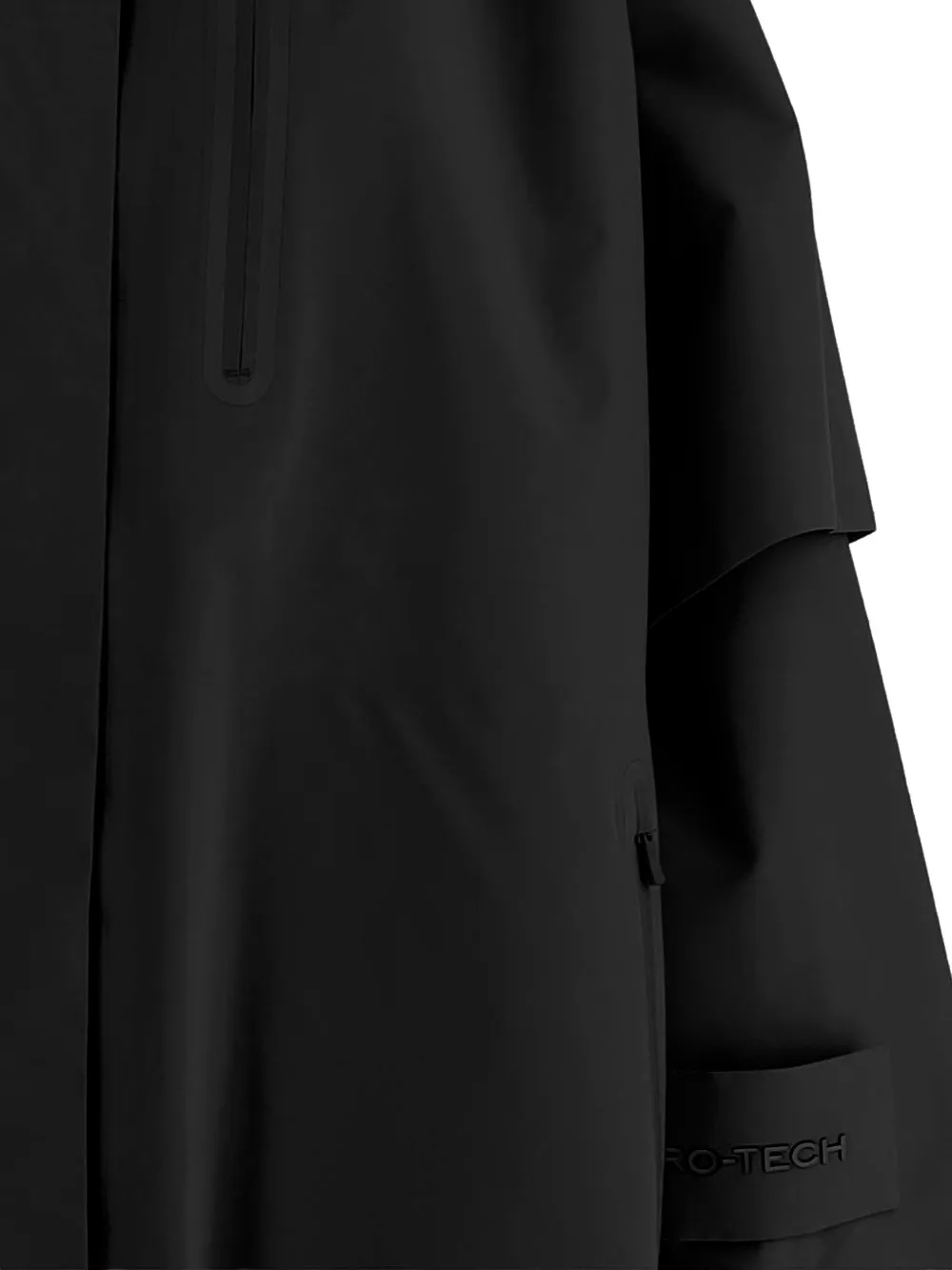  Save The Duck Hooded Zip Coat - Black 