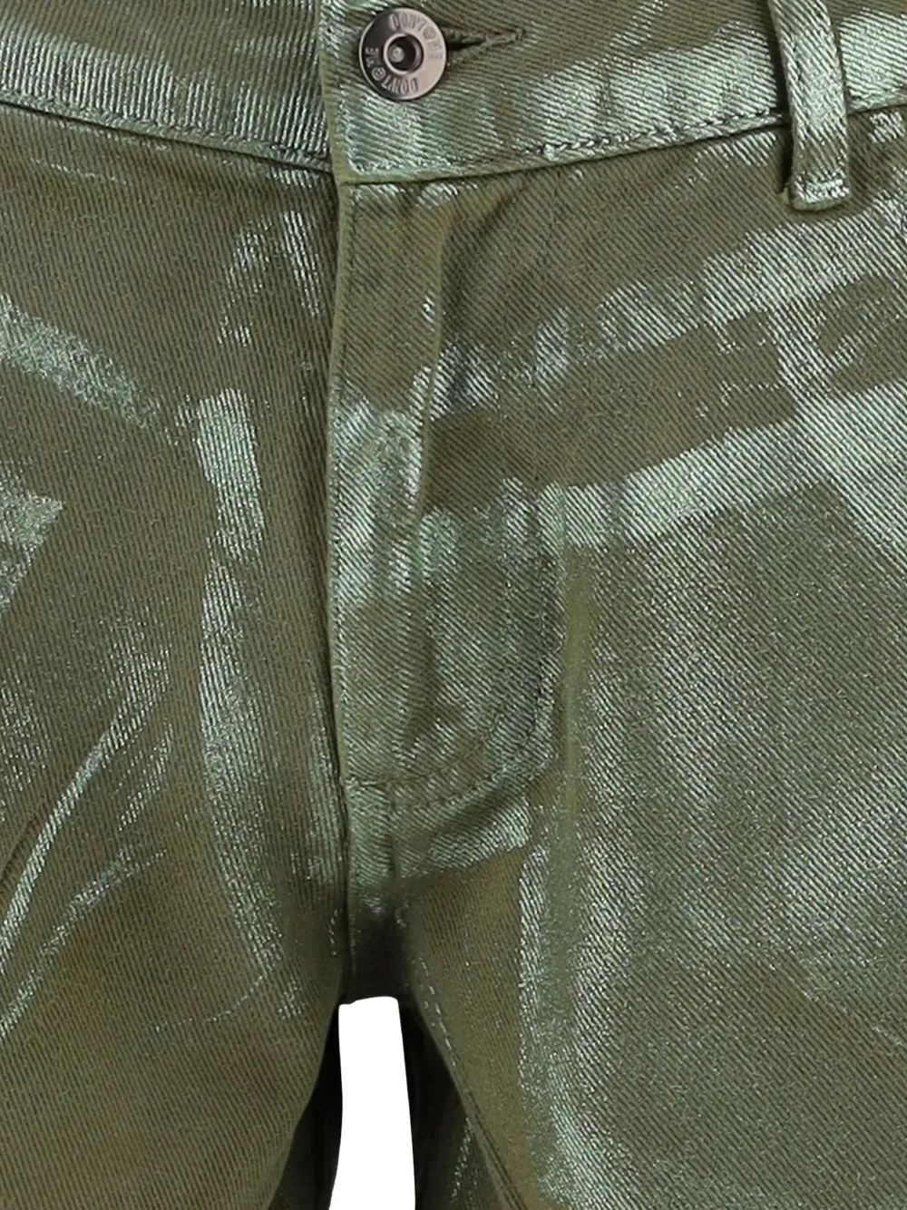  Don't @ Me Frayed Shorts - Green 