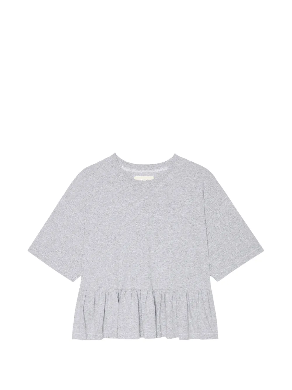 The Great. ruffled peplum T-shirt