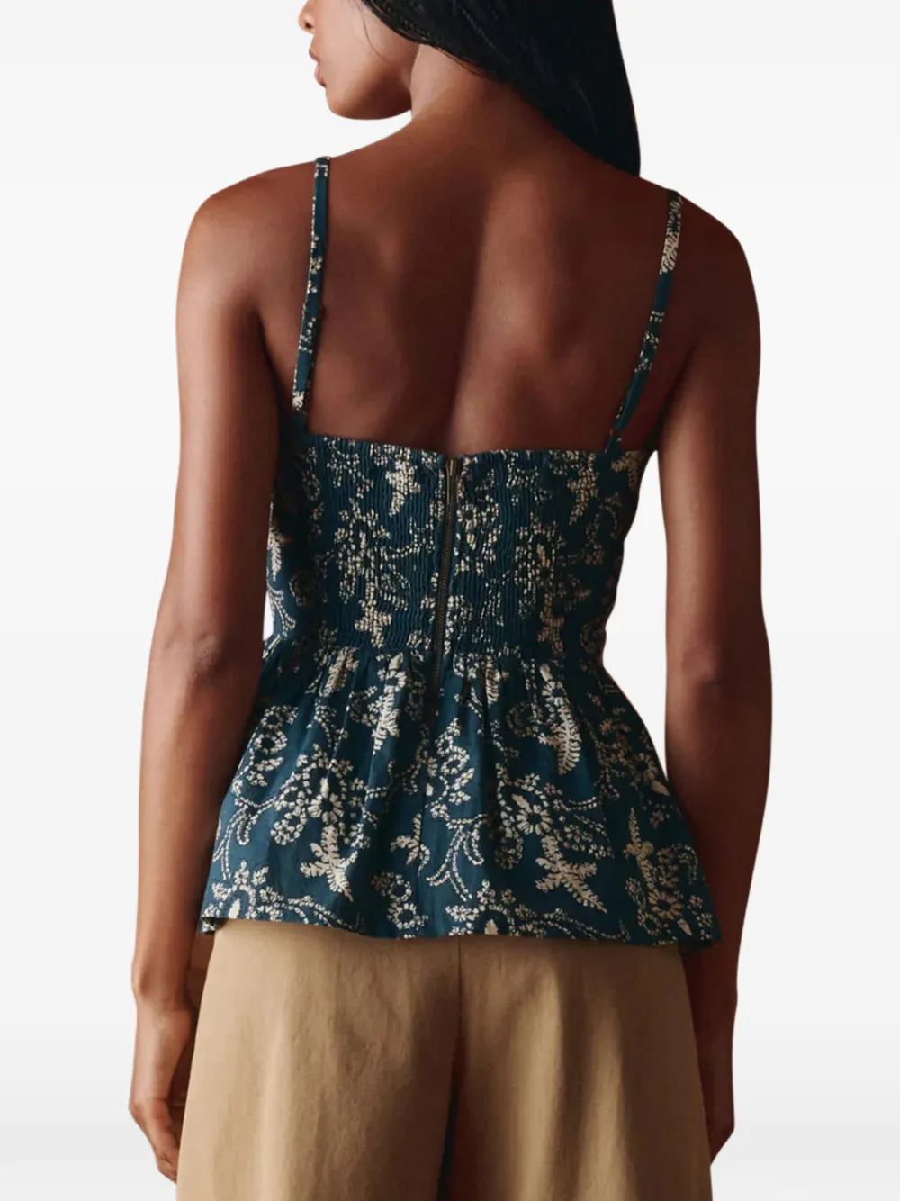  The Great. Top The Verse Peplum - Azul 