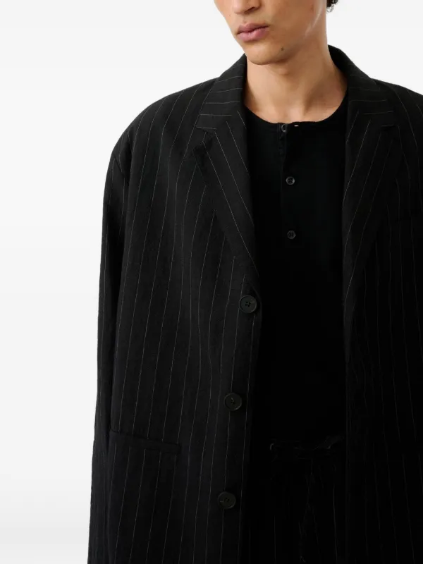 Studio Nicholson Sorst three-button Jacket | Black | FARFETCH ID