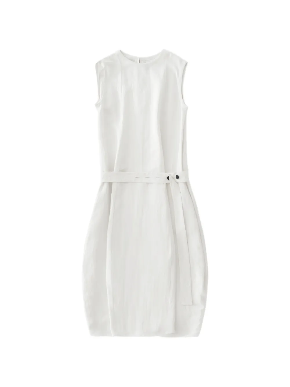 Studio Nicholson Wold belted midi dress - Nude