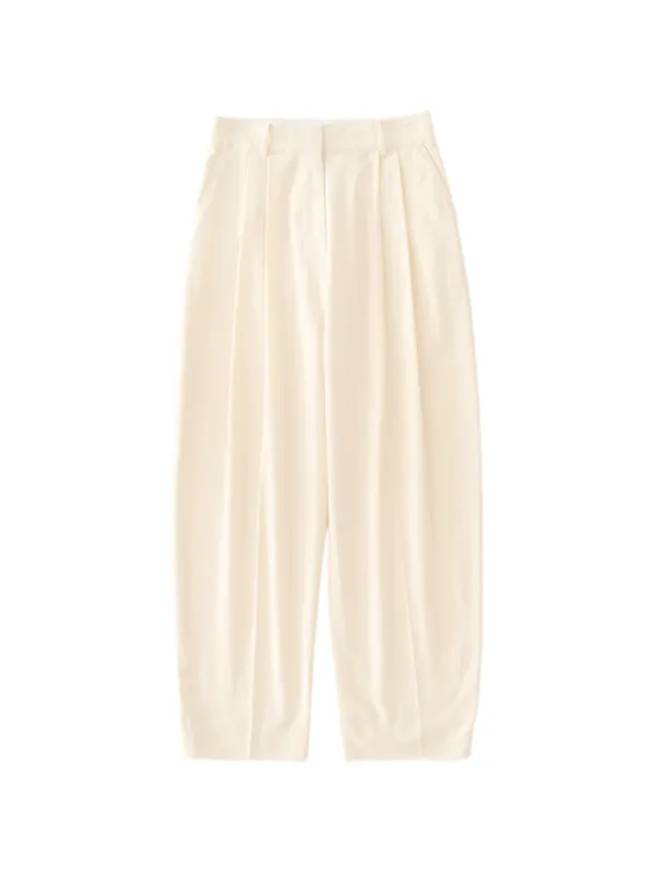 Studio Nicholson Sperro Double-pleats Trousers in Neutrals