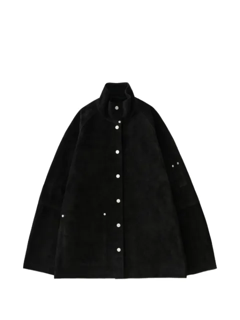 Studio Nicholson Dash press-stud suede jacket