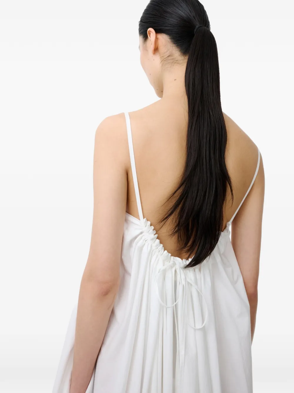 Studio Nicholson Achille midi-jurk Wit