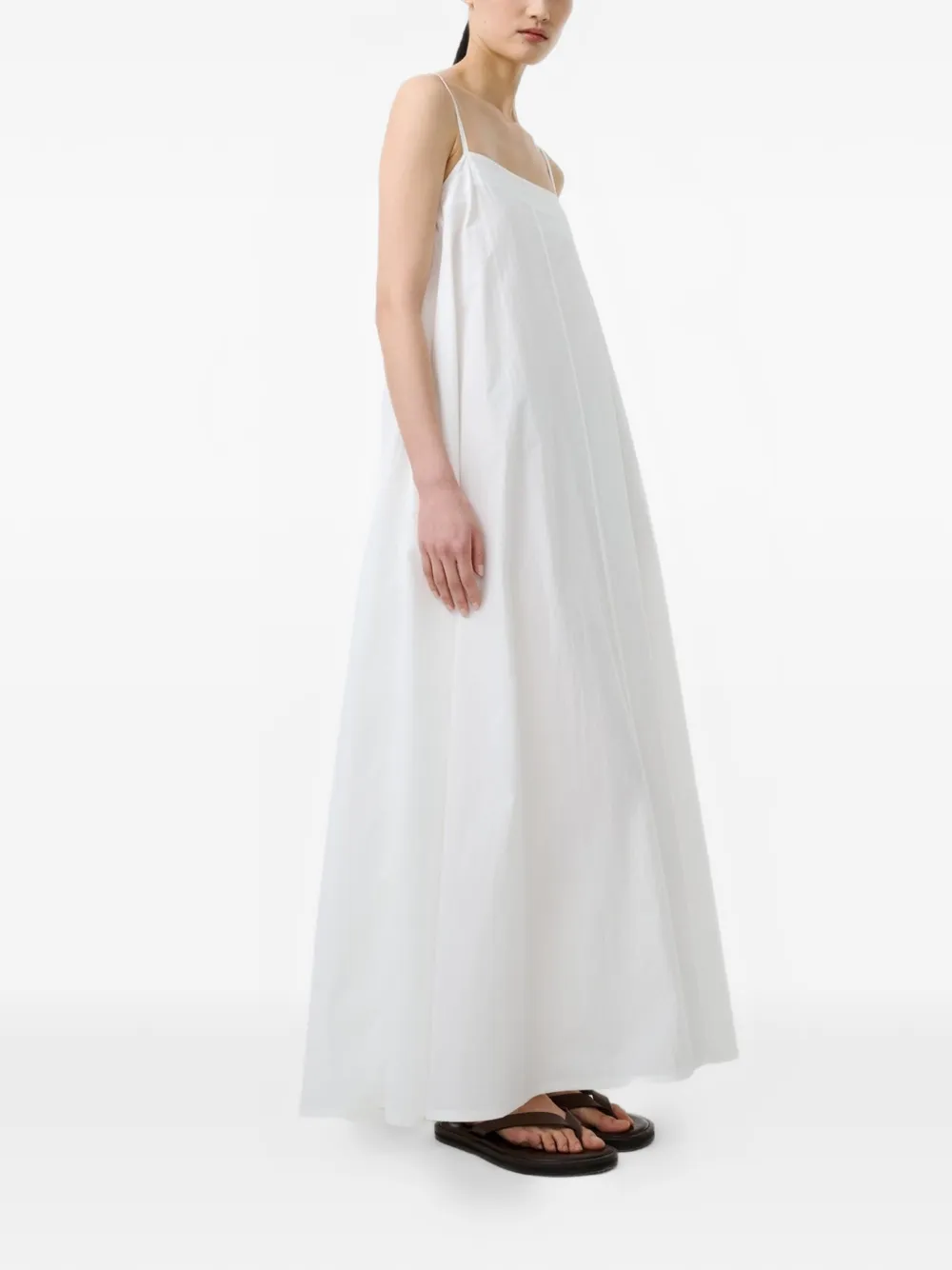  Studio Nicholson Vestido Midi Achille - Blanco 
