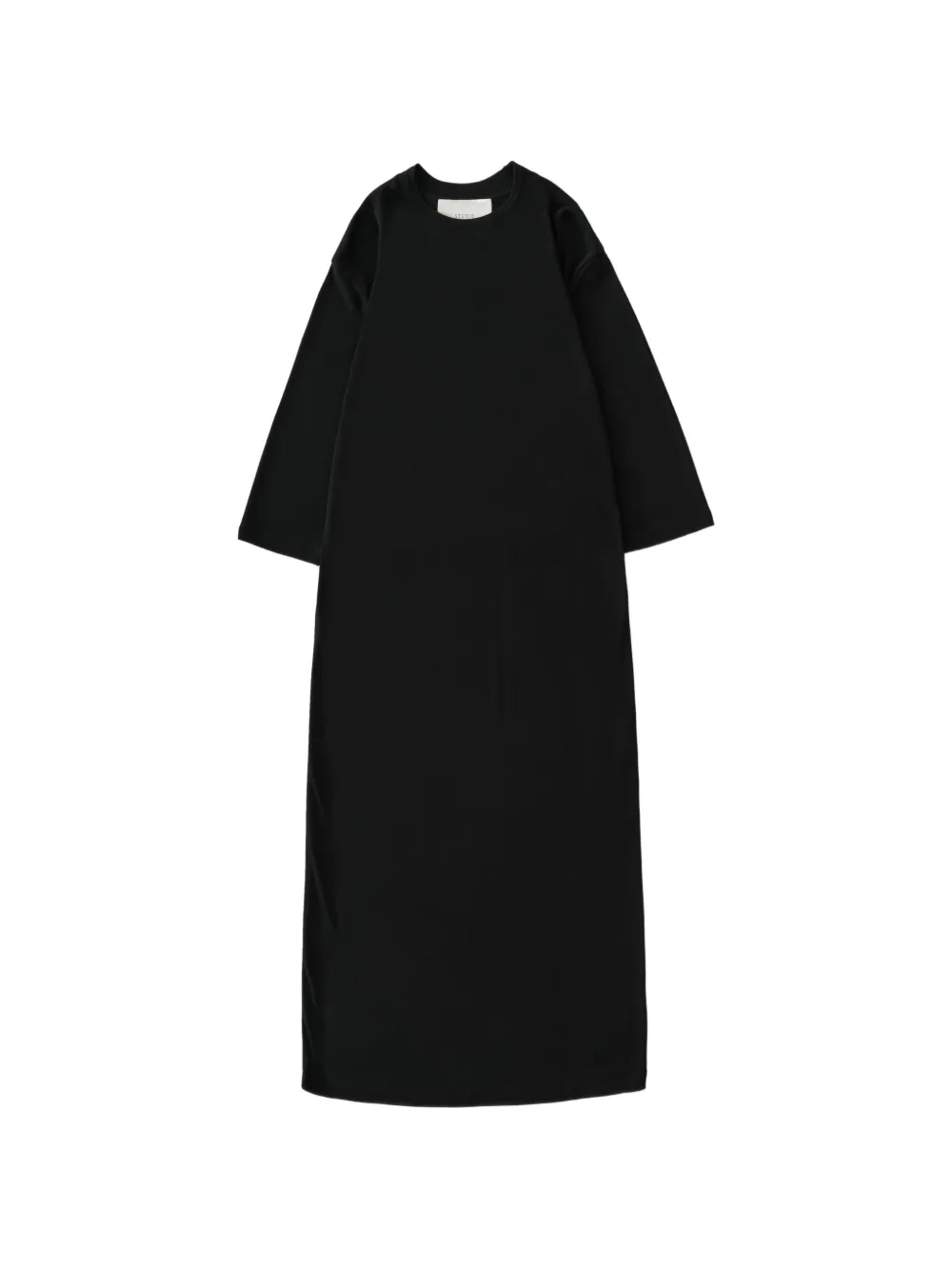 Studio Nicholson Milner crew-neck midi dress - Nero