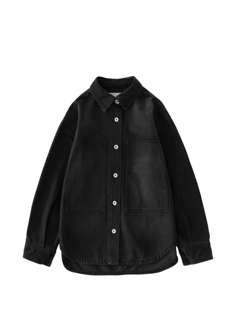 Studio Nicholson Paso boxy faded shirt - Nero