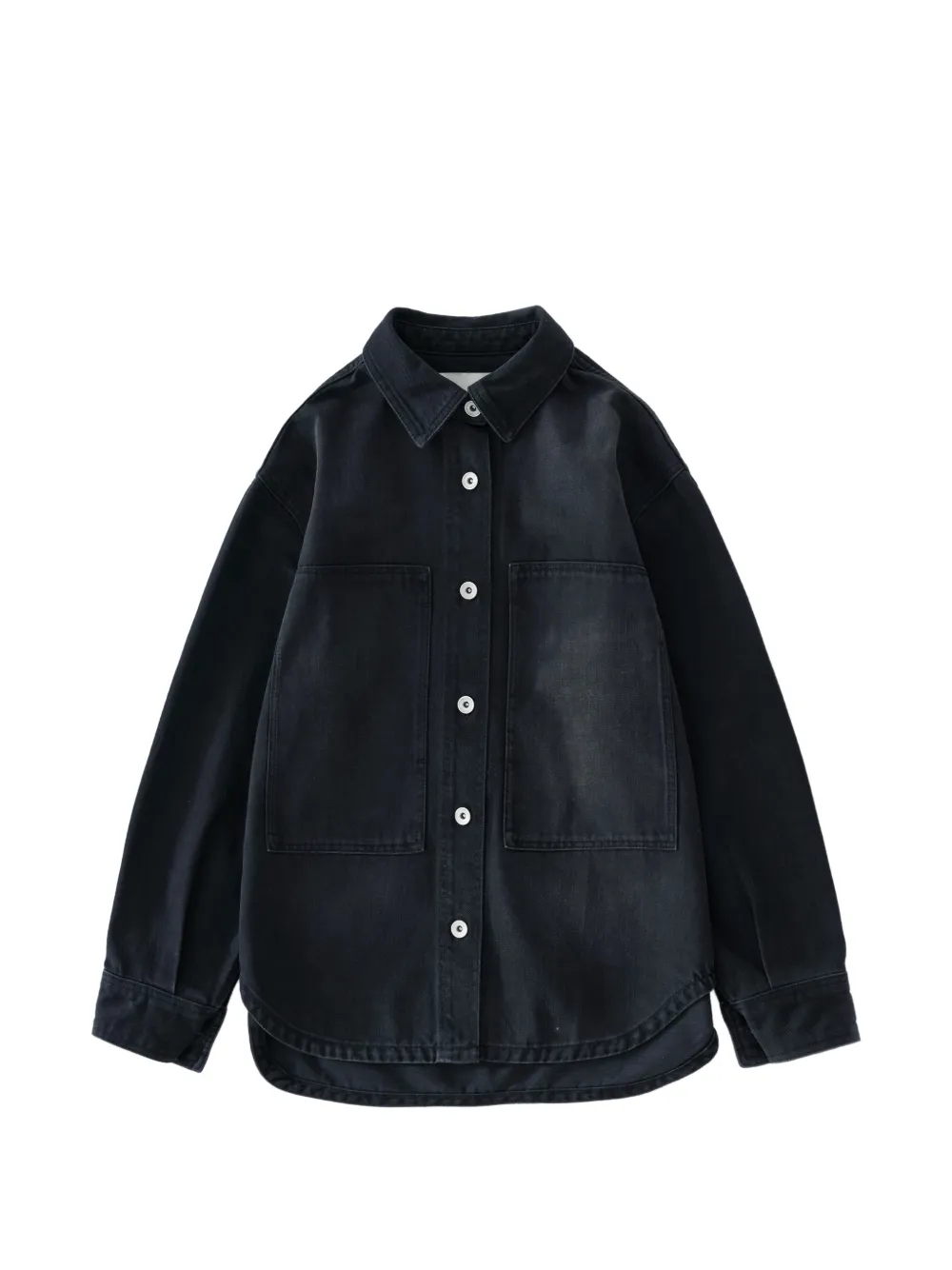Studio Nicholson Paso boxy faded shirt - Nero