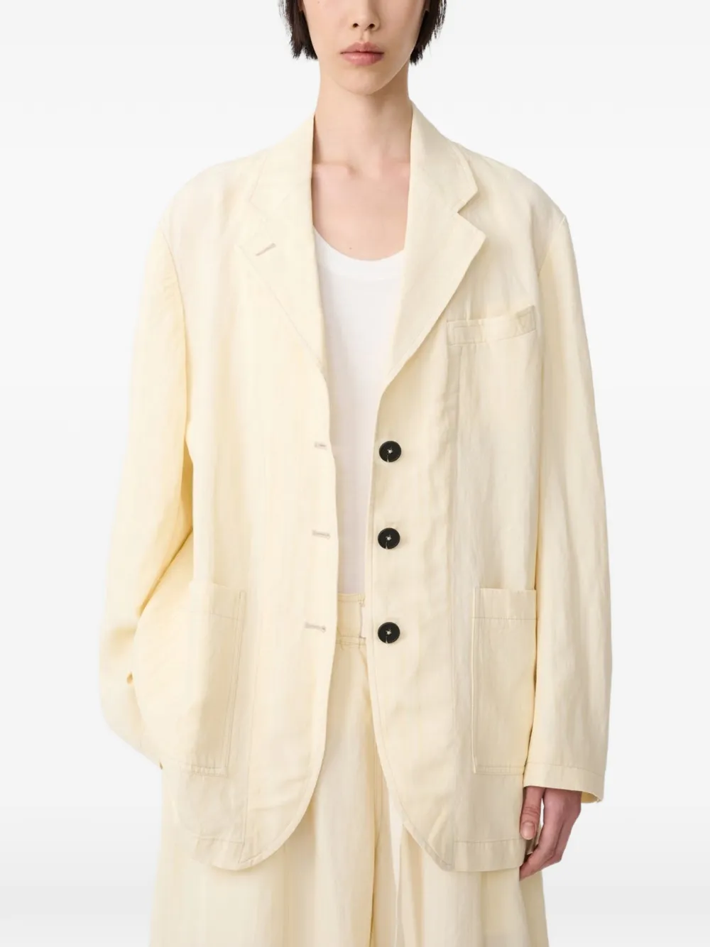 Studio Nicholson Elkin blazer Beige