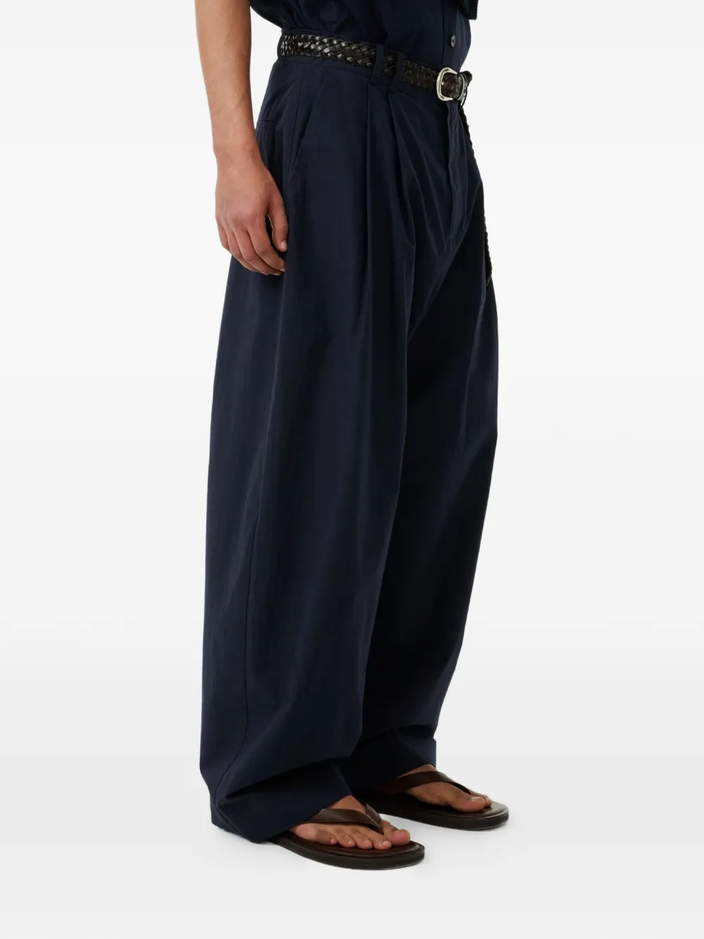 Studio Nicholson Line plooibroek Blauw