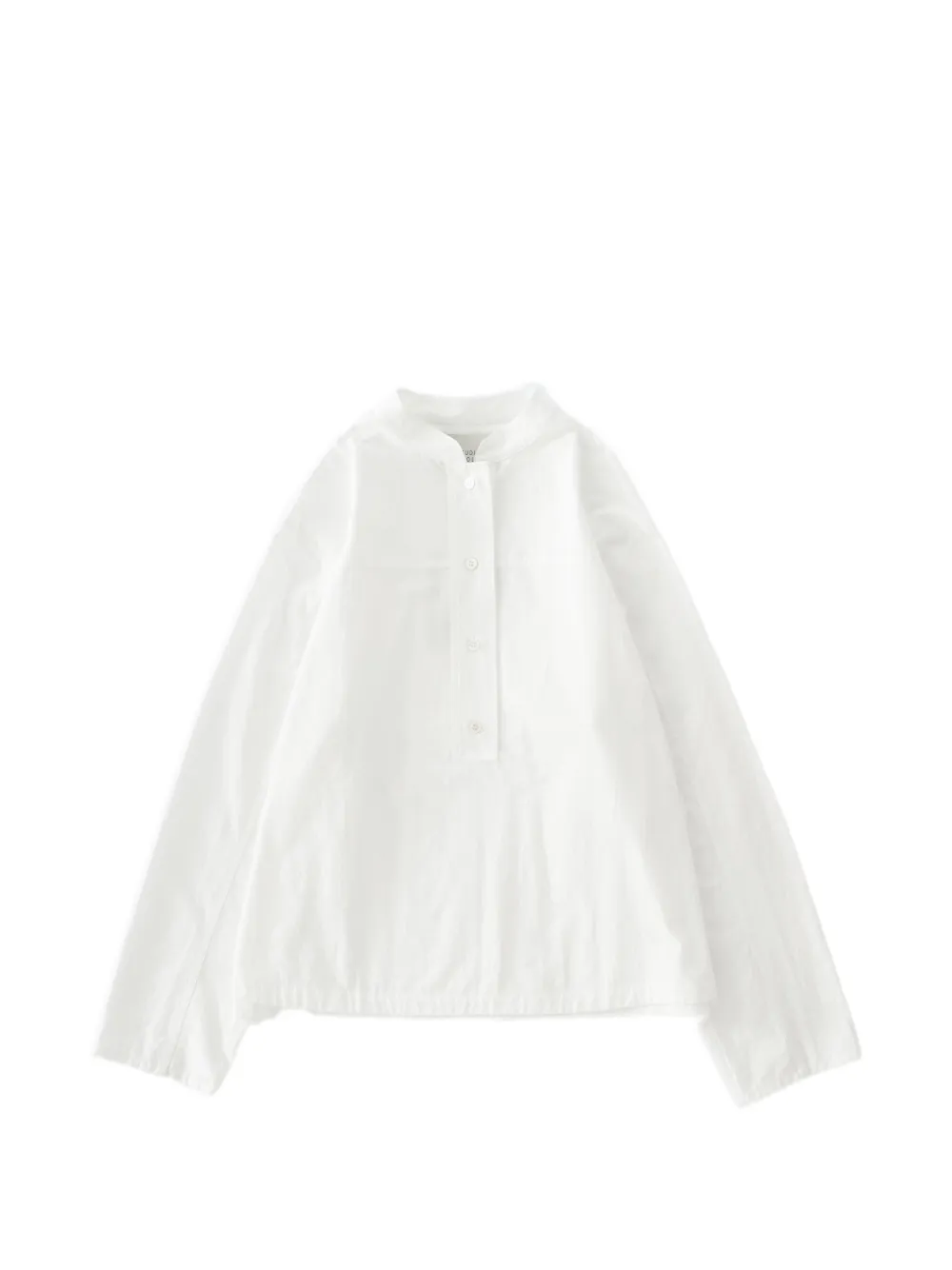 Studio Nicholson Vega button placket shirt - Bianco