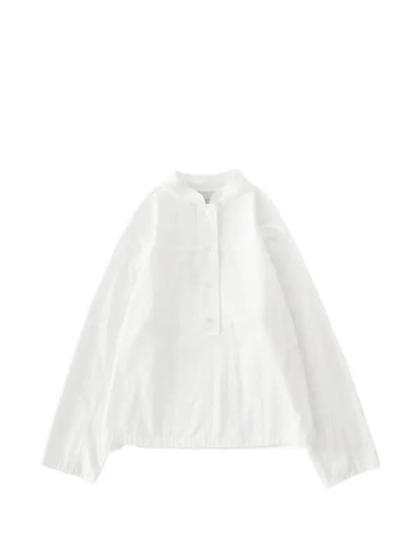 Studio Nicholson Vega Button Placket Shirt in White