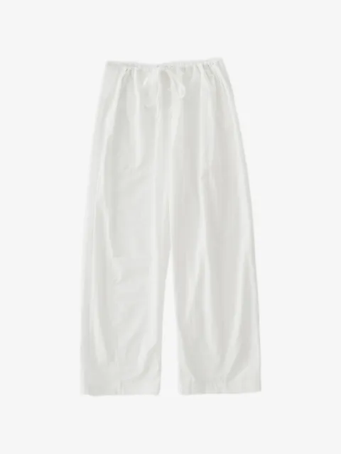 Studio Nicholson Ventura tie-waist placket trousers