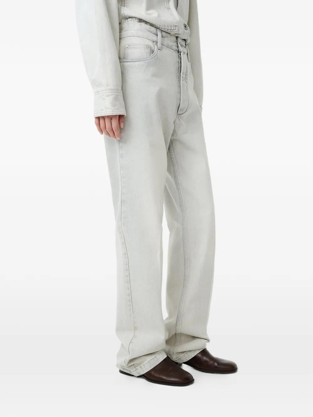 Studio Nicholson Barra jeans met vijf zakken Blauw