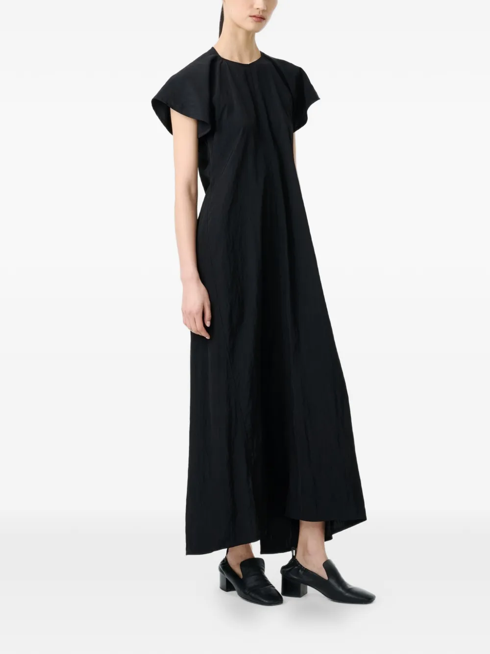  Studio Nicholson Surat Cap-sleeve Dress - Black 