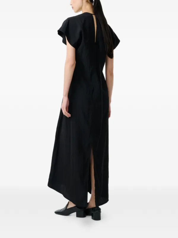 Studio Nicholson Surat cap-sleeve Dress | Black | FARFETCH