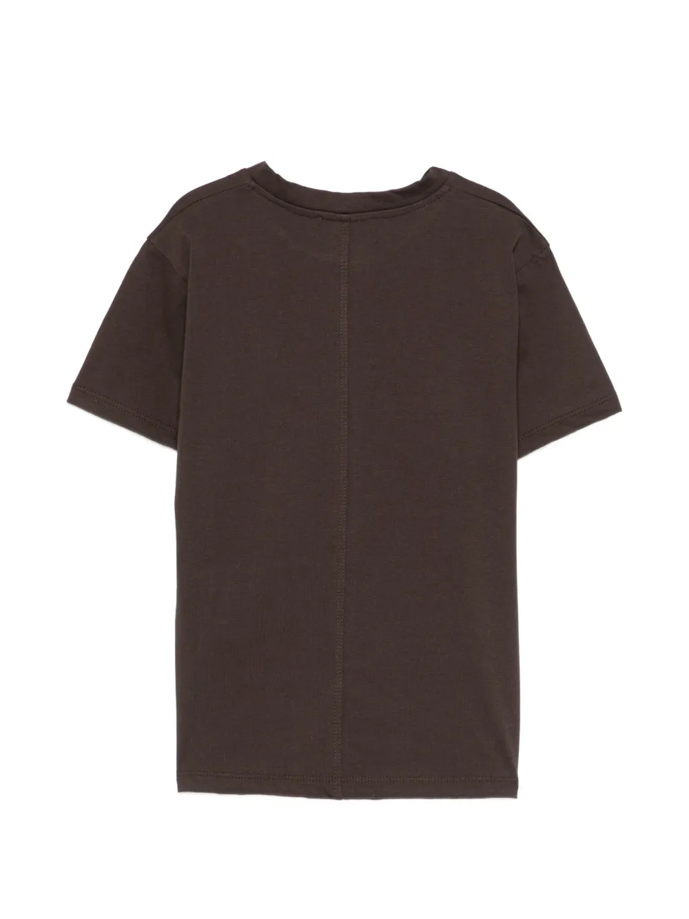 Paolo Pecora Kids T-shirt met ronde hals Bruin