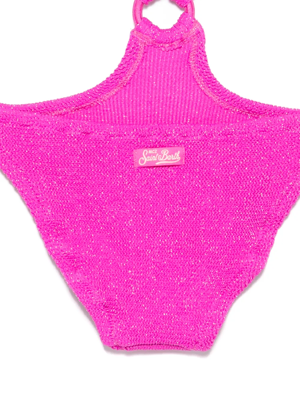 MC2 Saint Barth Kids Laurel badpak met ringdetail Roze