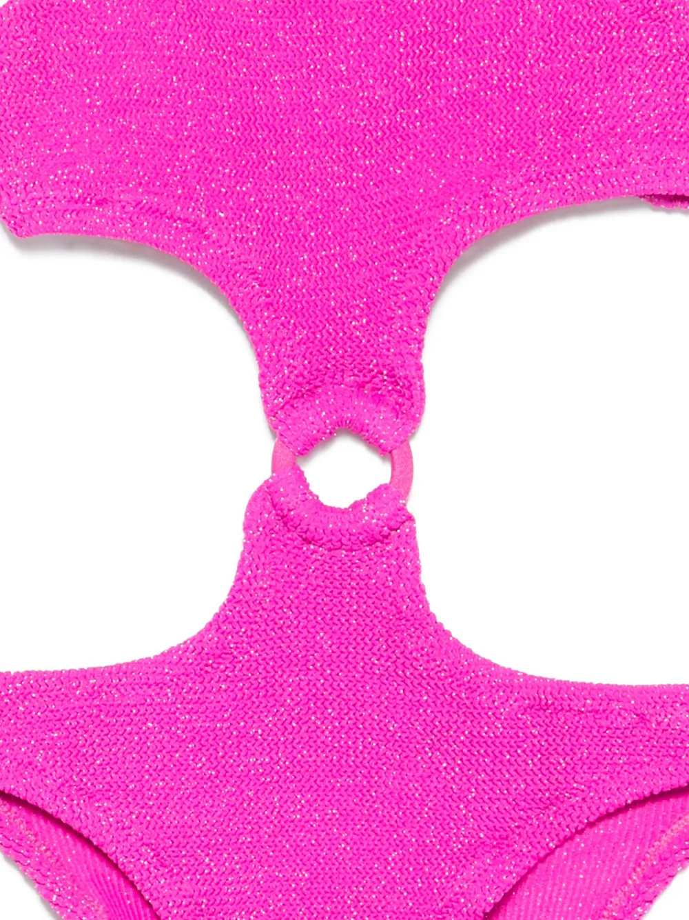 MC2 Saint Barth Kids Laurel badpak met ringdetail Roze