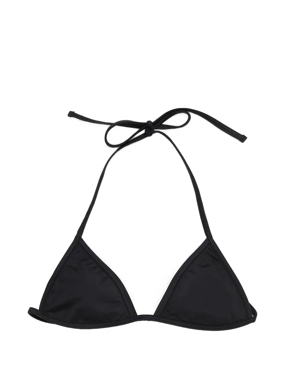 Paloma Wool Adina halterneck triangle bikini top - Nero