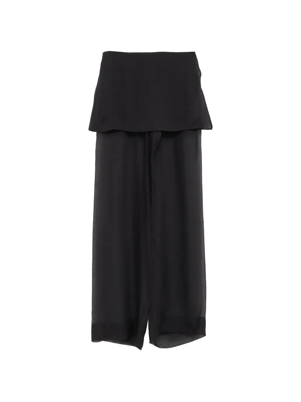 Paloma Wool No 2018 Silk Archive layered trousers - Nero