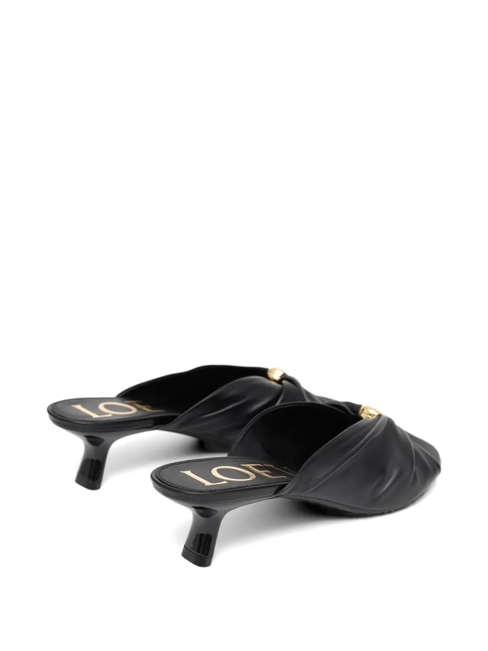 LOEWE Leren sandalen Zwart