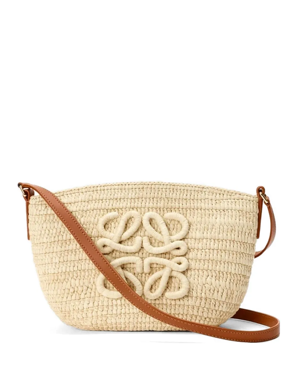 LOEWE medium Eclipse basket shoulder bag - Nude