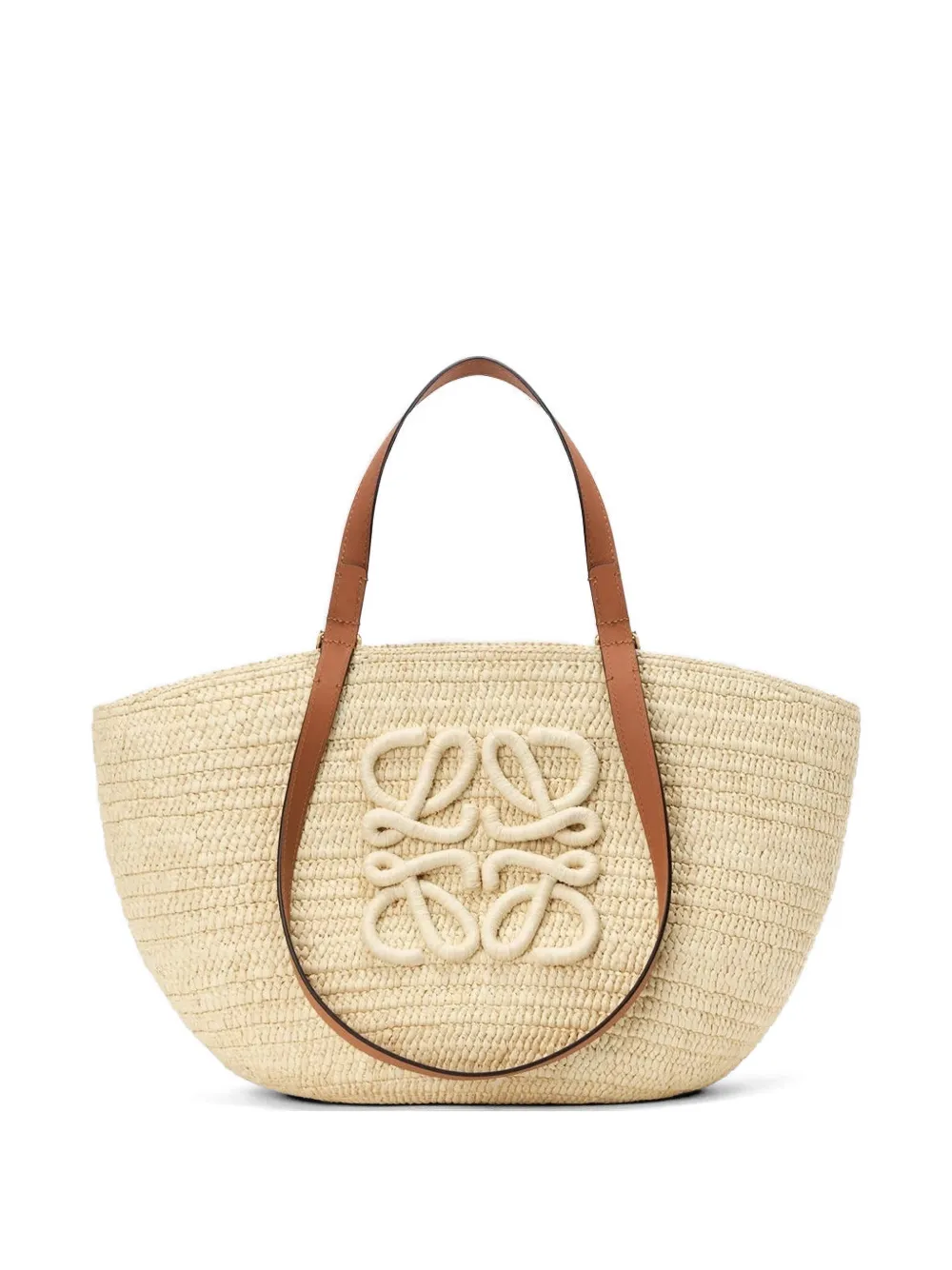 LOEWE medium Eclipse basket shoulder bag - Nude