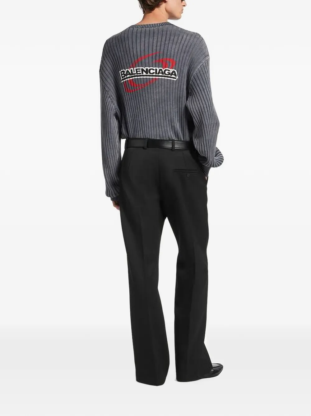Balenciaga Gerafelde chino Zwart