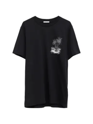Moncler フロックロゴ Tシャツ | ブラック | FARFETCH JP