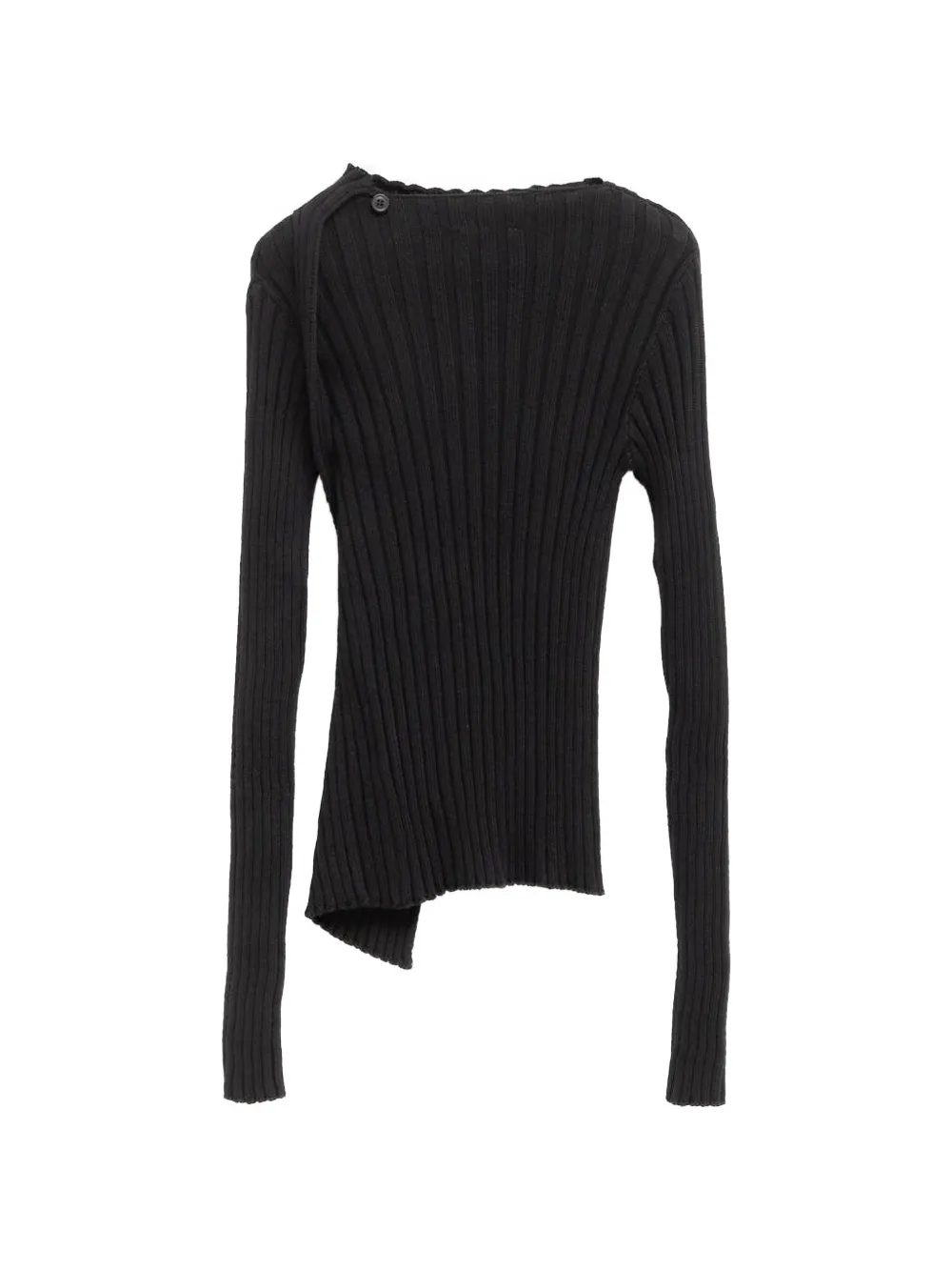 Paloma Wool no 2837 Esmolar asymmetric ribbed sweater - Schwarz