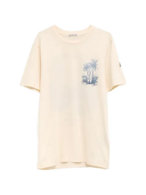 Moncler beach printed t-shirt