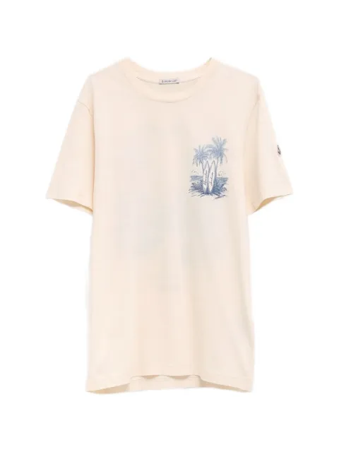 Moncler beach printed t-shirt
