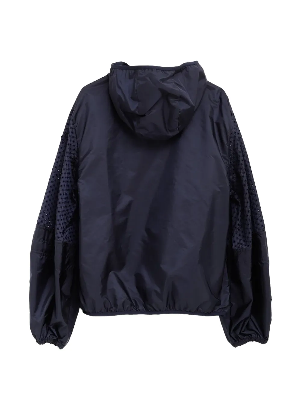  Moncler Geometric Perforations Zelkova Jacket - Blue 