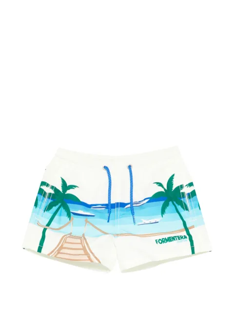 MC2 Saint Barth Haiti palm-tree swim shorts