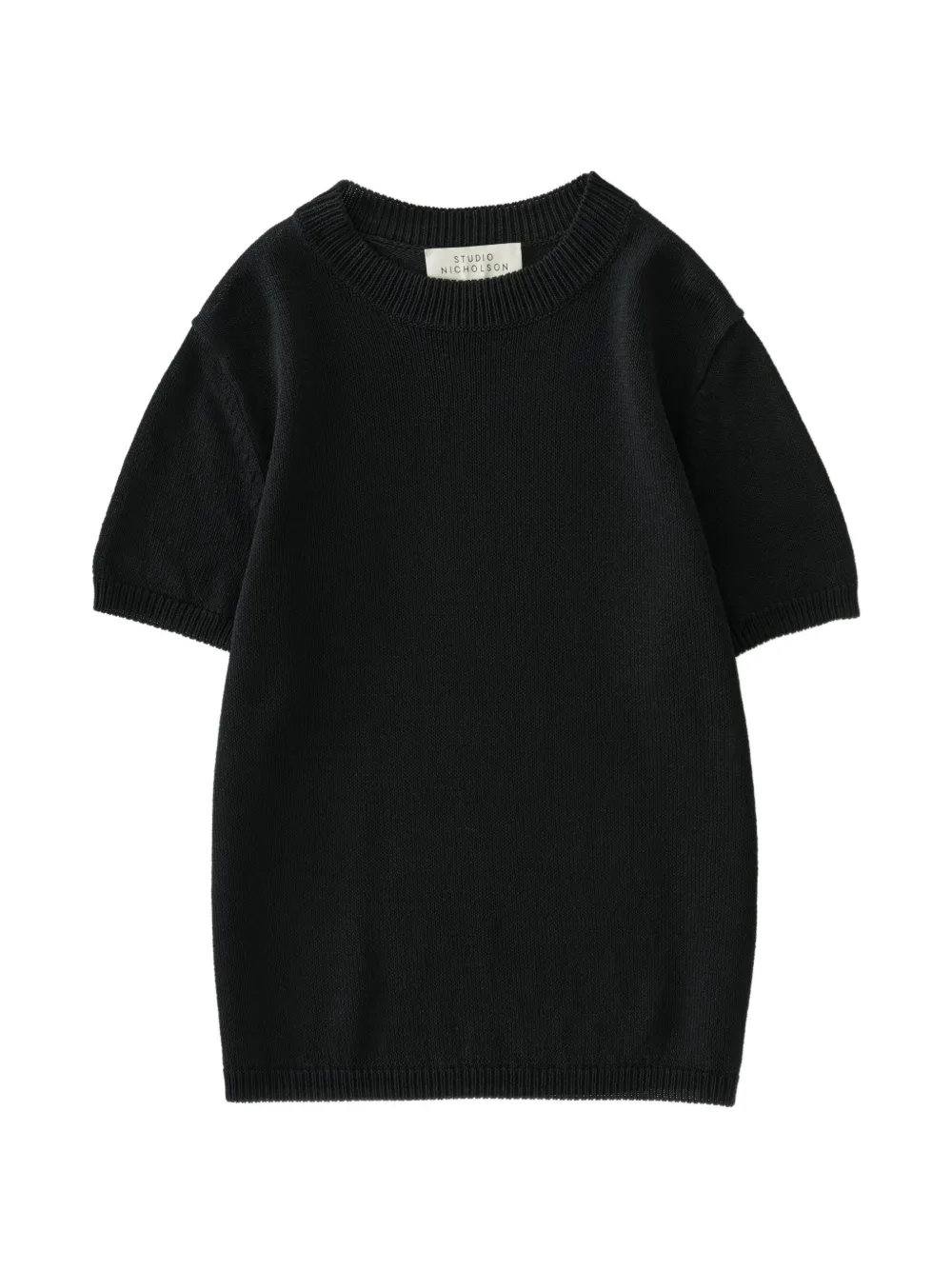 Studio Nicholson Seren ribbed top - Nero